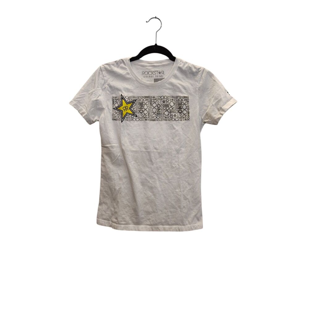 Rockstar Energy‎ Drink White everyday tee